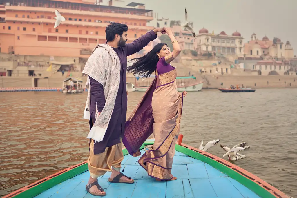 Traditional theme pre wedding Varanasi